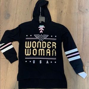 Girls size medium (10-12) Wonder Woman pullover